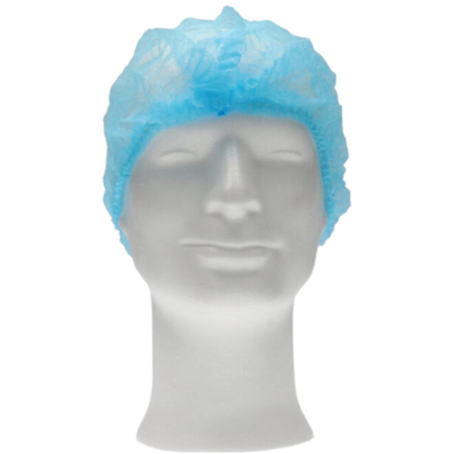 Haarnet CMT clip non-woven L 53cm PP blauw