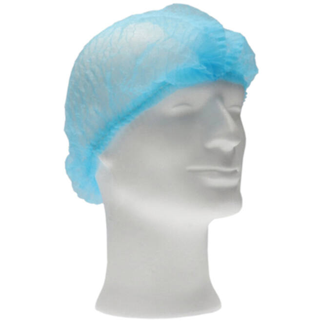 Haarnet CMT clip non-woven L 53cm PP blauw