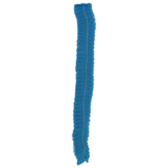 Haarnet CMT clip non-woven L 53cm PP blauw