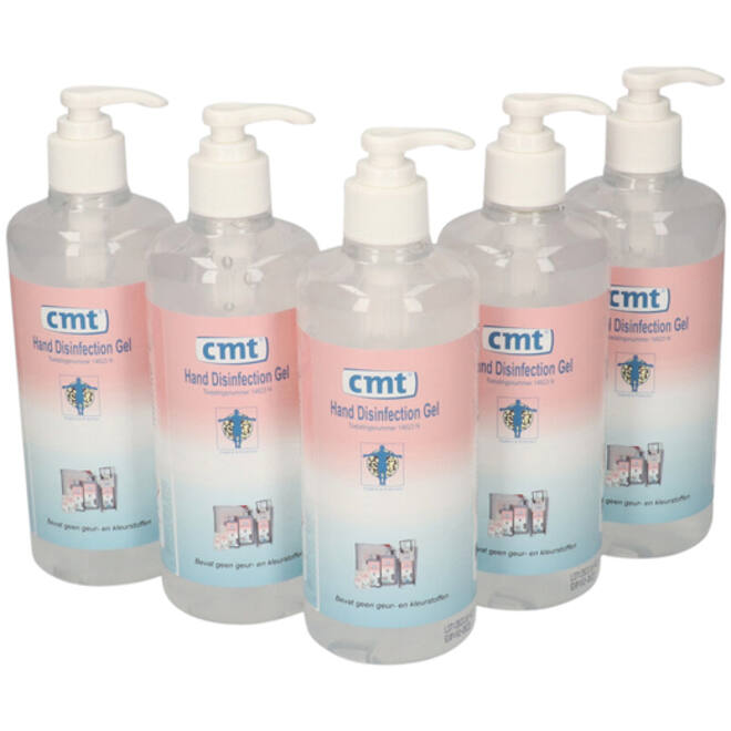Handdesinfectie CMT pompflacon alcoholgel 500ml