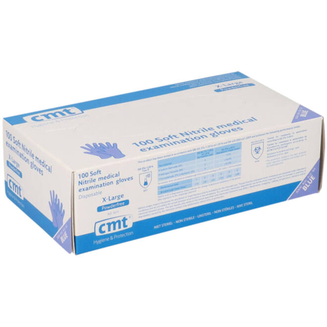Handschoen CMT XL soft nitril violet
