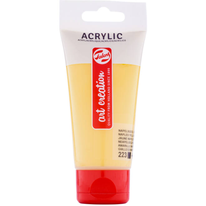 Acrylverf Talens Art Creation 223 napelsgeel donker tube à 75ml