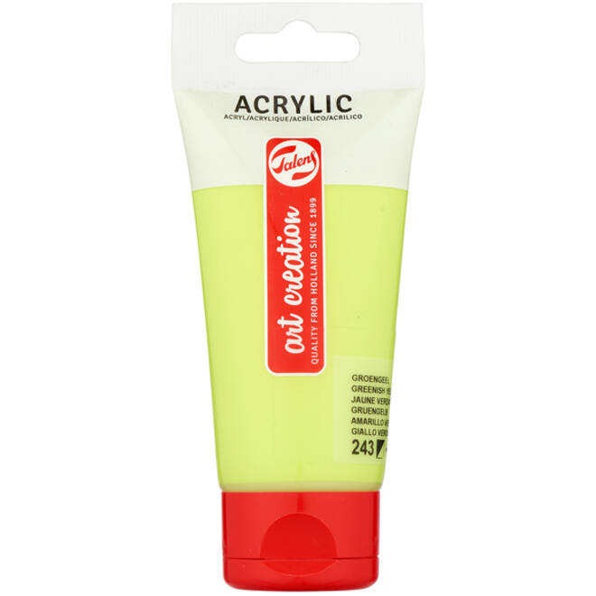 Acrylverf Talens Art Creation 243 groengeel tube à 75ml