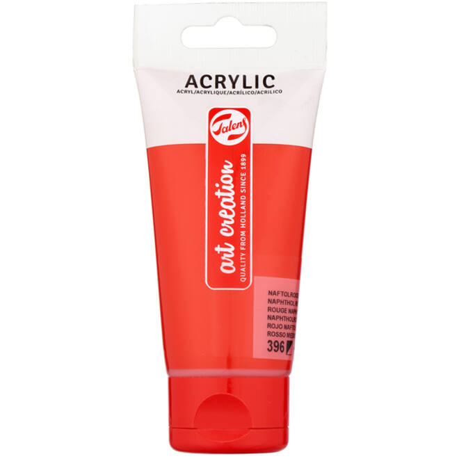 Acrylverf Talens Art Creation 396 naftolrood middel tube à 75ml