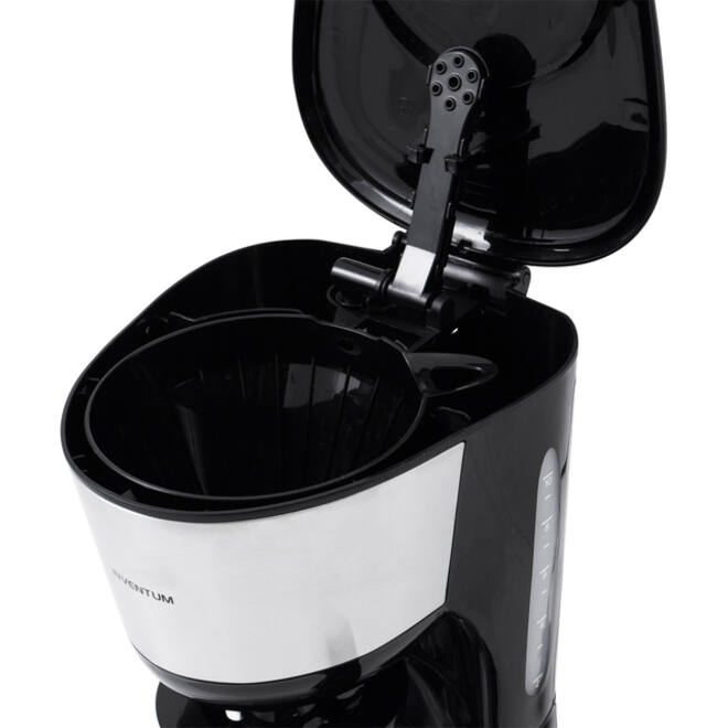 Koffiezetapparaat Inventum 1.25liter zwart met rvs