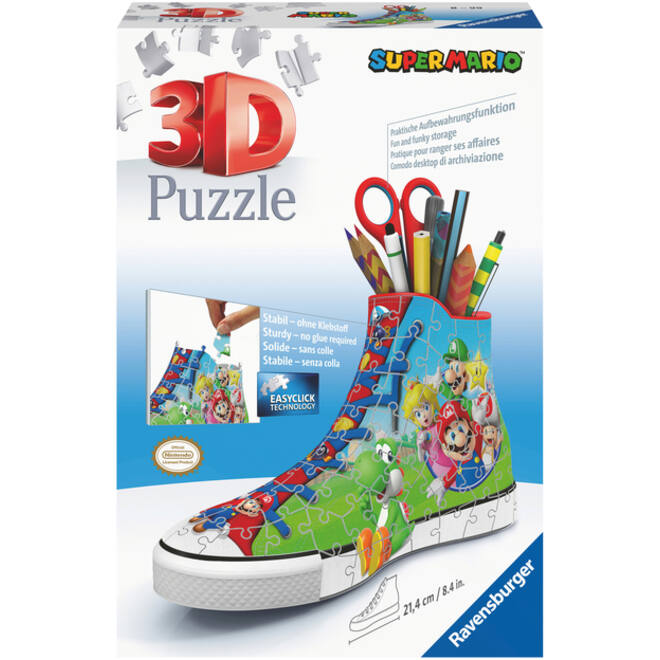 3D puzzel Ravensburger Sneaker Mario 54 stuks