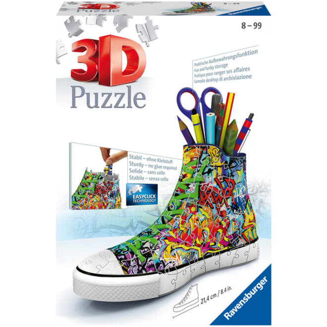 3D puzzel Ravensburger Sneaker Graffiti Style 54 stuks