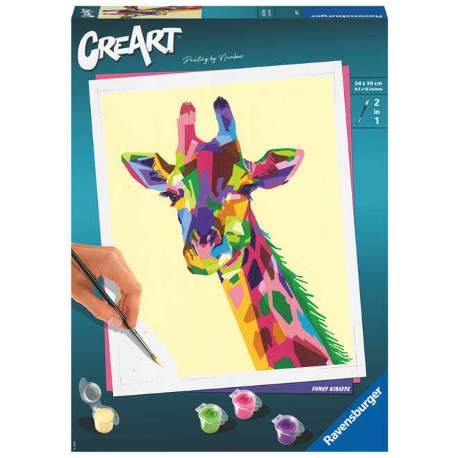 Schilderen op nummers CreArt Giraf