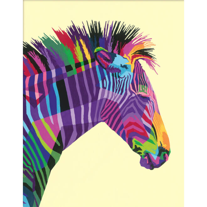 Schilderen op nummers CreArt Zebra