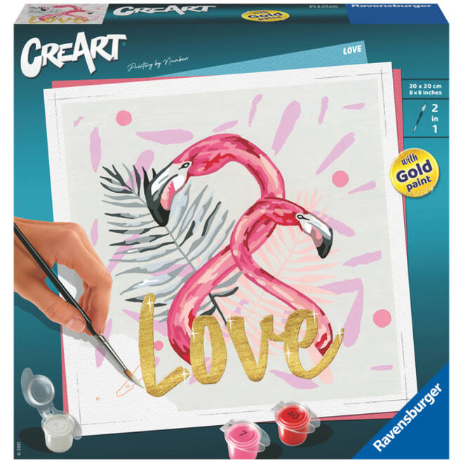 Schilderen op nummers CreArt Love