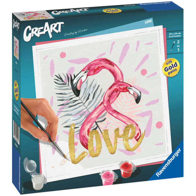 Schilderen op nummers CreArt Love