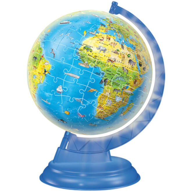 3D puzzel Ravensburger Globe Night Edition XXL 54 stuks