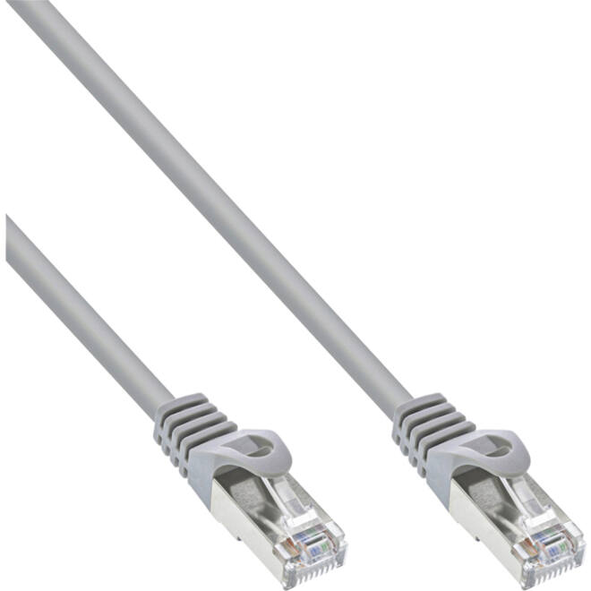Kabel InLine Cat5e U UTP 2 meter grijs