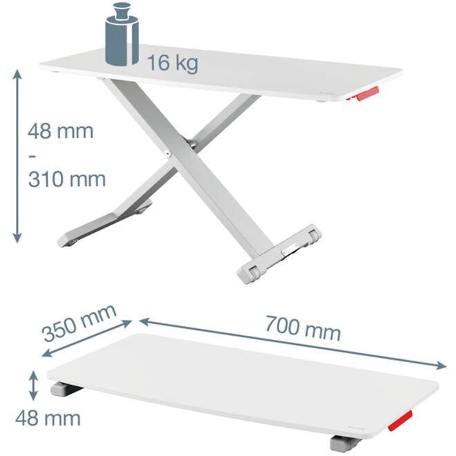 Zit-sta bureau Leitz Ergo Cosy