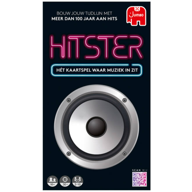 Kaartspel Hitster 16+ waar muziek in zit