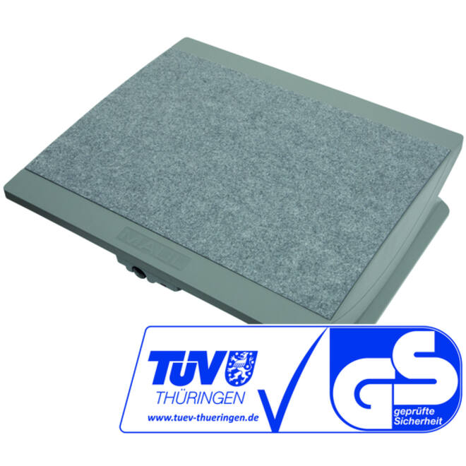 Voetensteun MAULpro verwarmd en ergonomisch 45x39cm TUV GS gecertificeerd
