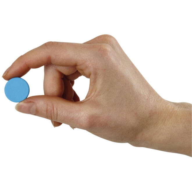 Magneet MAUL Neodymium rond siliconen 19.2x4mm 0,8kg 10stuks