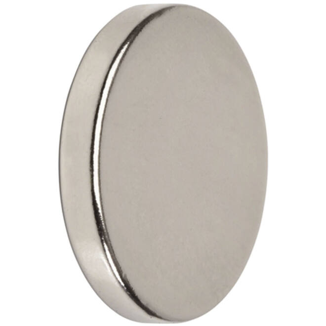 Magneet MAUL Neodymium rond 20x3mm 4.2kg 4stuks
