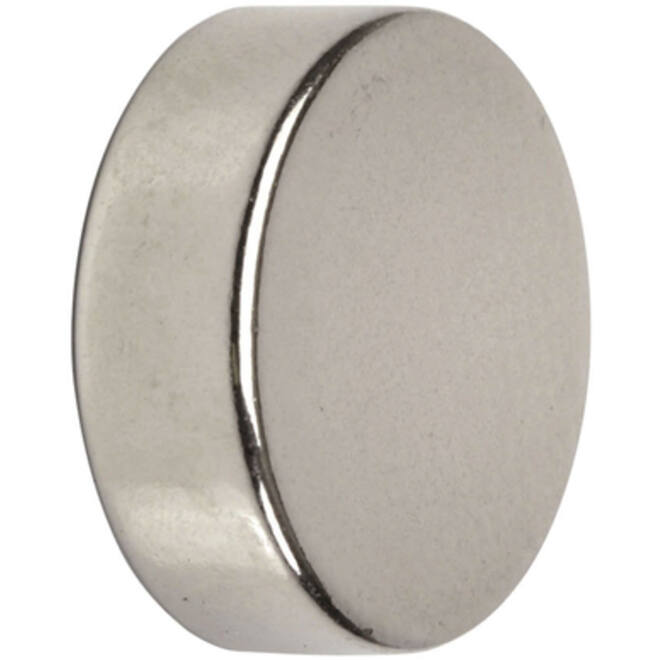 Magneet MAUL Neodymium rond 15x5mm 4.5kg 10stuks
