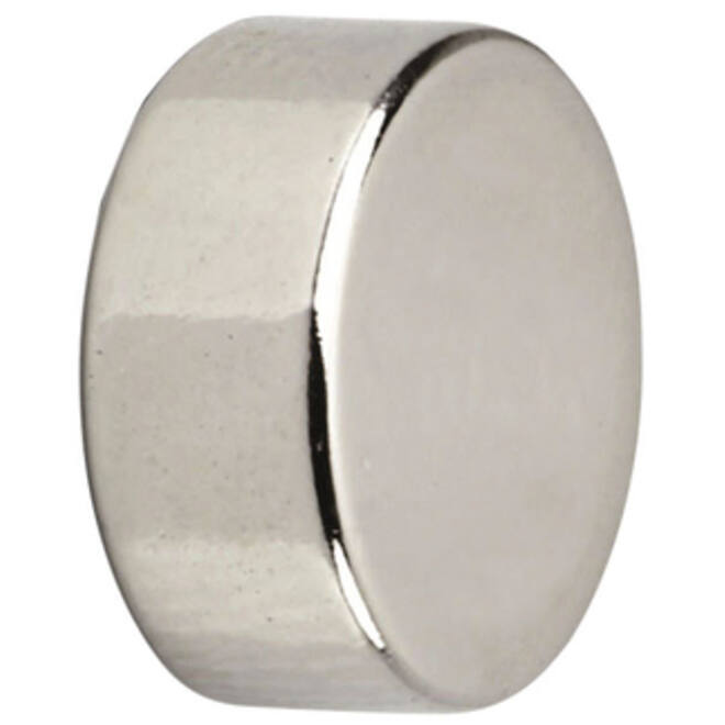 Magneet MAUL Neodymium rond 12x5mm 4kg 10stuks