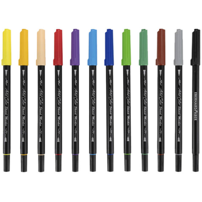 Sketch marker Eberhard Faber 12 stuks assorti
