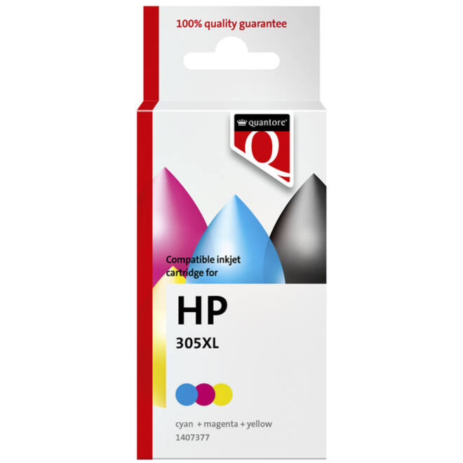 Inktcartridge Quantore alternatief tbv HP 305XL kleur