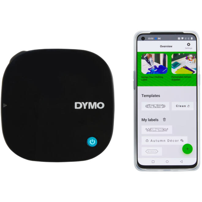 Labelprinter Dymo LetraTag 200B draagbaar bluetooth 12mm zwart