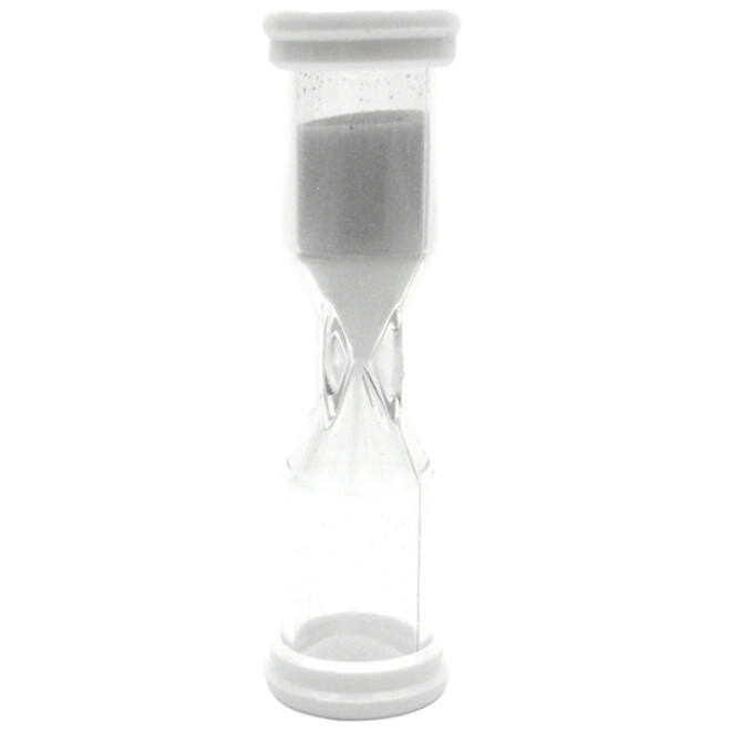 Zandloper 60 seconden wit