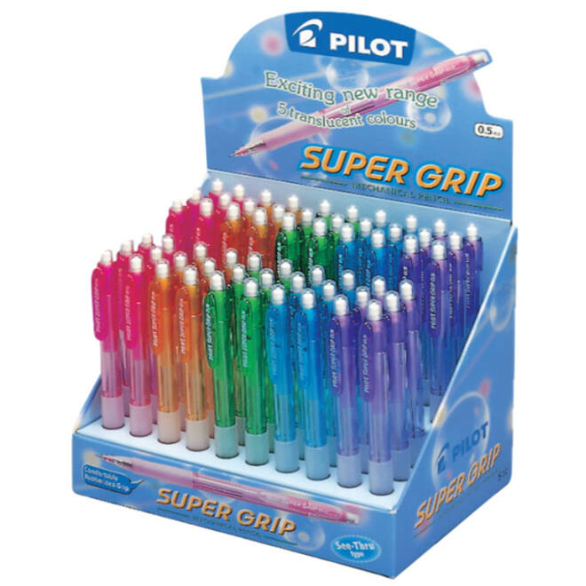 Vulpotlood PILOT Supergrip HB 0.5 neon assorti