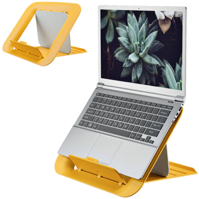 Laptopstandaard Leitz Ergo Cosy geel