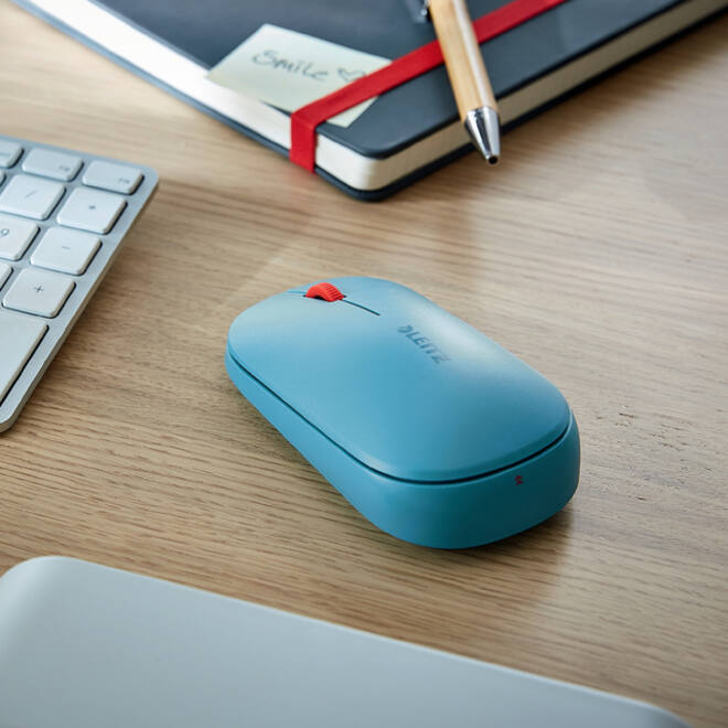 Muis Leitz draadloos Cosy blauw