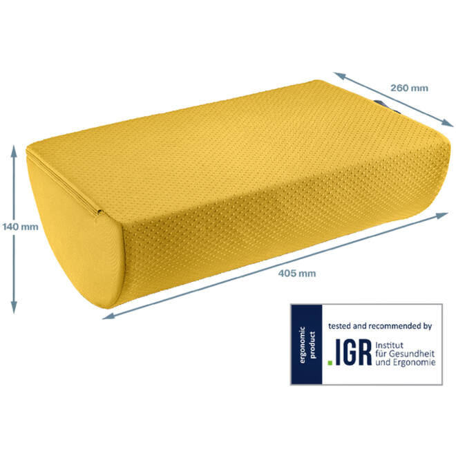 Voetensteun Leitz Ergo Cosy geel