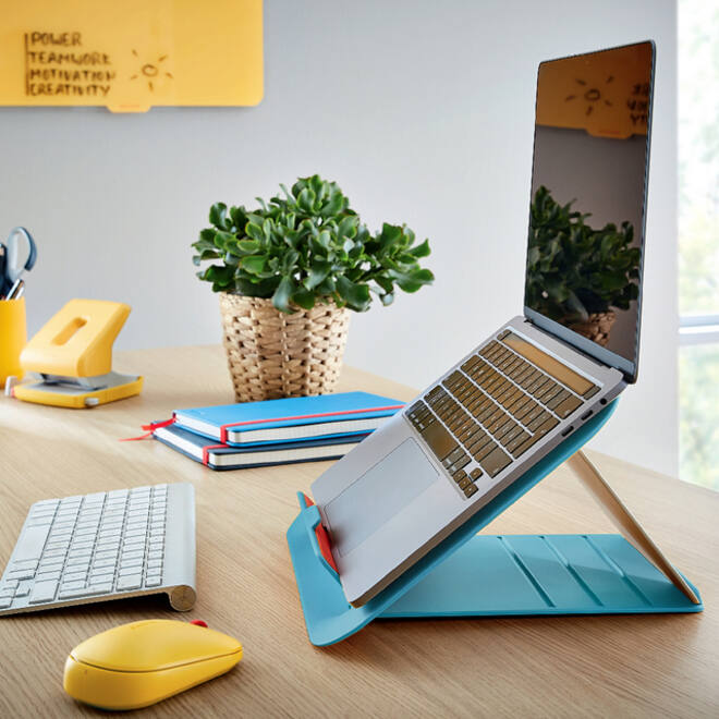 Laptopstandaard Leitz Ergo Cosy blauw