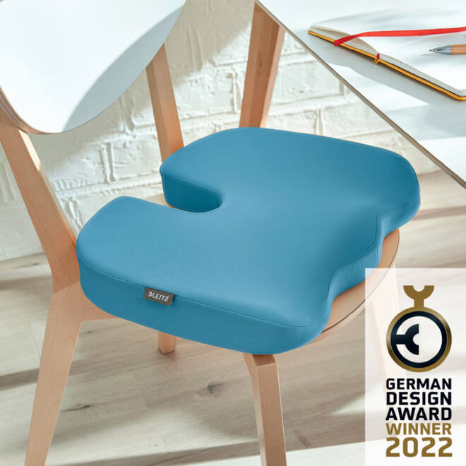 Stoelkussen Leitz Ergo Cosy blauw