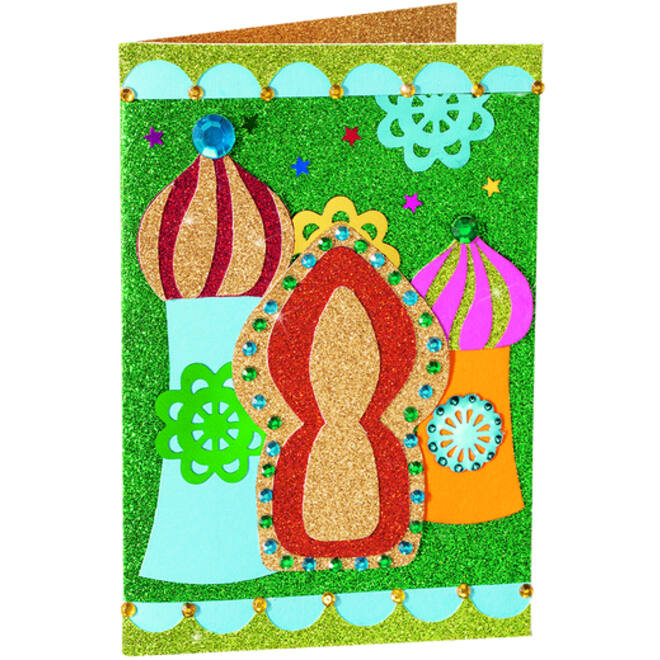 Glitterkarton Folia 50x70cm 300gr 5 vel ice assorti
