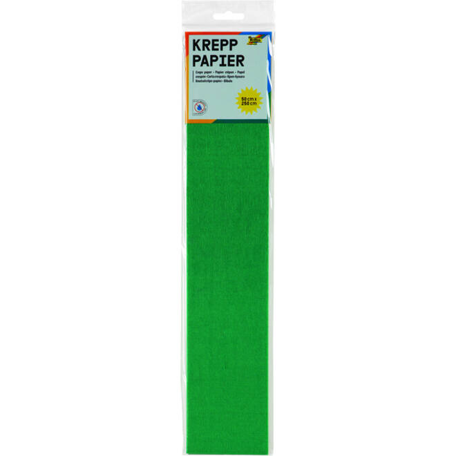 Crêpepapier Folia 250x50cm nr141 mosgroen