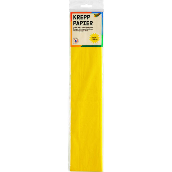 Crêpepapier Folia 250x50cm nr106 geel