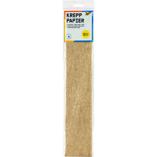 Crêpepapier Folia 250x50cm nr9125 goud