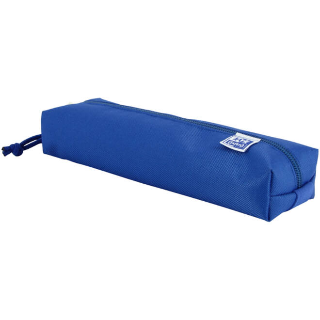 Pennenetui Oxford rechthoek blauw