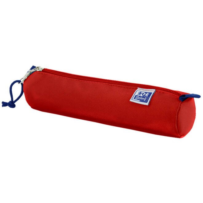 Pennenetui Oxford rond rood