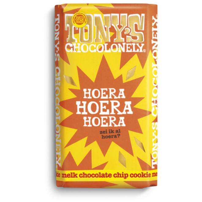 Chocolade Tony's Chocolonely tis feest reep 180gr