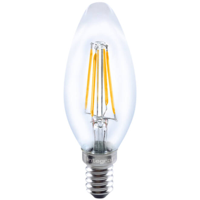Ledlamp Integral E14 2700K warm wit 4W 470lumen