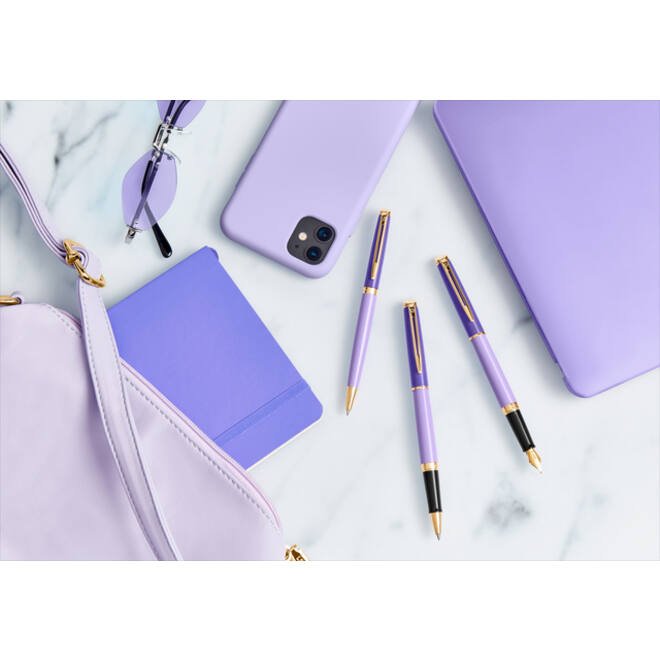Rollerpen Waterman Hémisphère Colour Blocking purple GT fijn