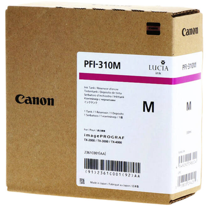 Inktcartridge Canon PFI-310 rood
