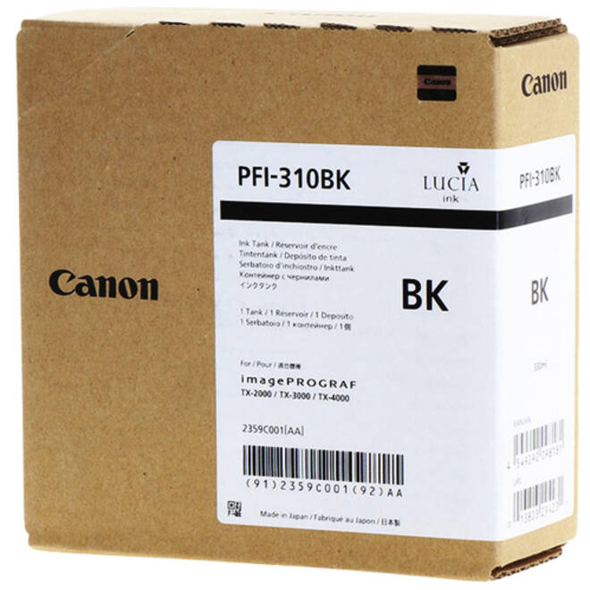 Inktcartridge Canon PFI-310 zwart