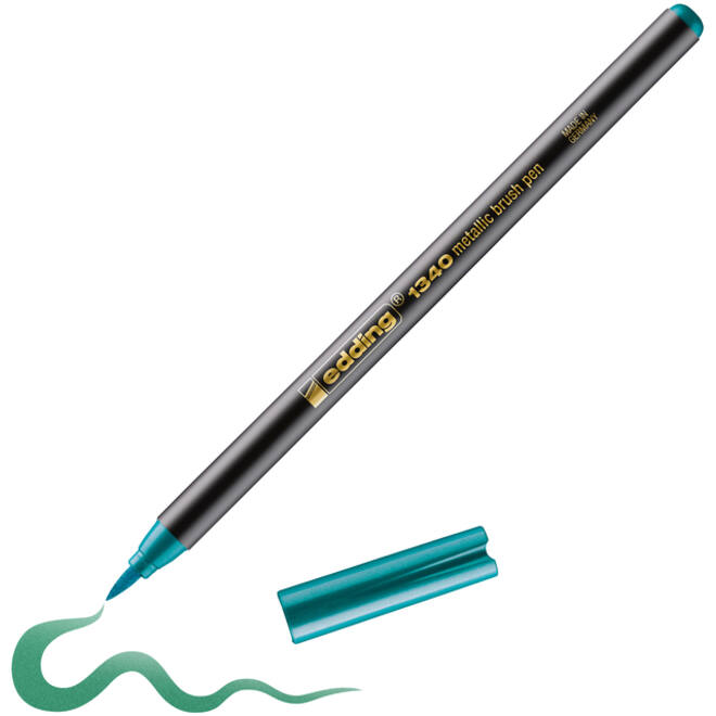 Brushpen edding 1340 metallic groen