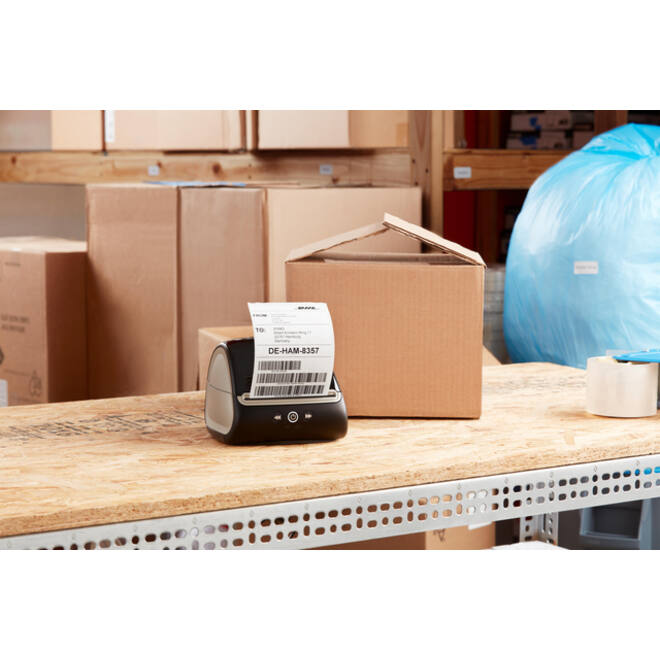 Etiket Dymo LabelWriter 5XL verzendlabel 102x210mm 6 rollen á 140 stuks wit