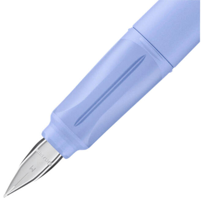 Vulpen STABILO Easybuddy rechtshandig medium babyblauw blister à 1 stuk
