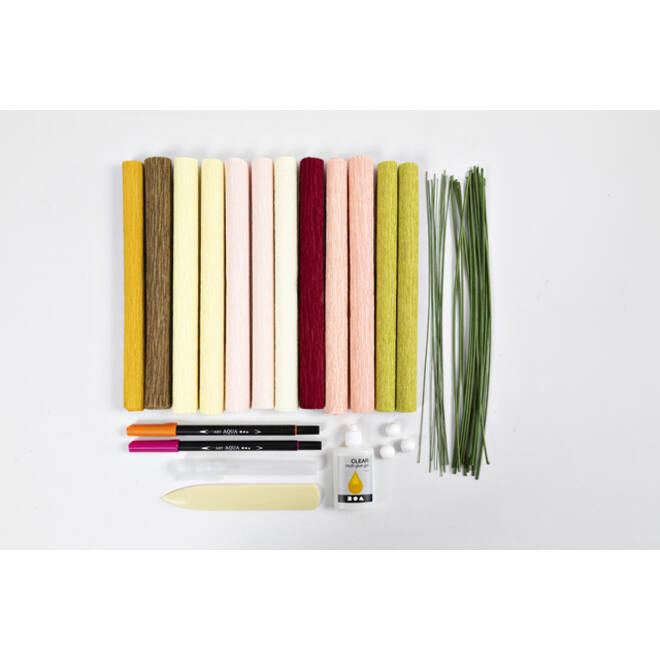 Crêpepapier Creativ Company DIY bouket