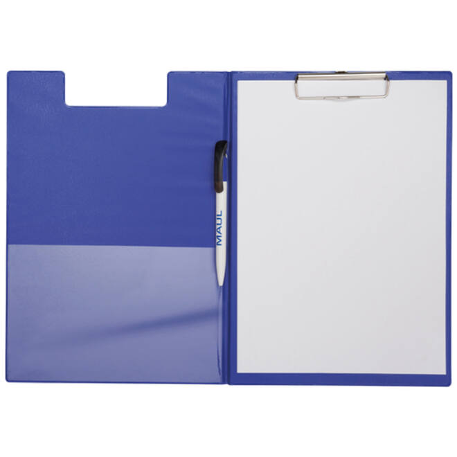 Klembordmap MAULpoly A4 staand PP-folie blauw